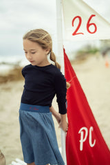 Girls Denim Vine Skirt