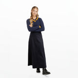 Navy/ Mustard Trim Sweater