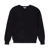 Basic Crewneck Sweater in Black-STORE ONLY