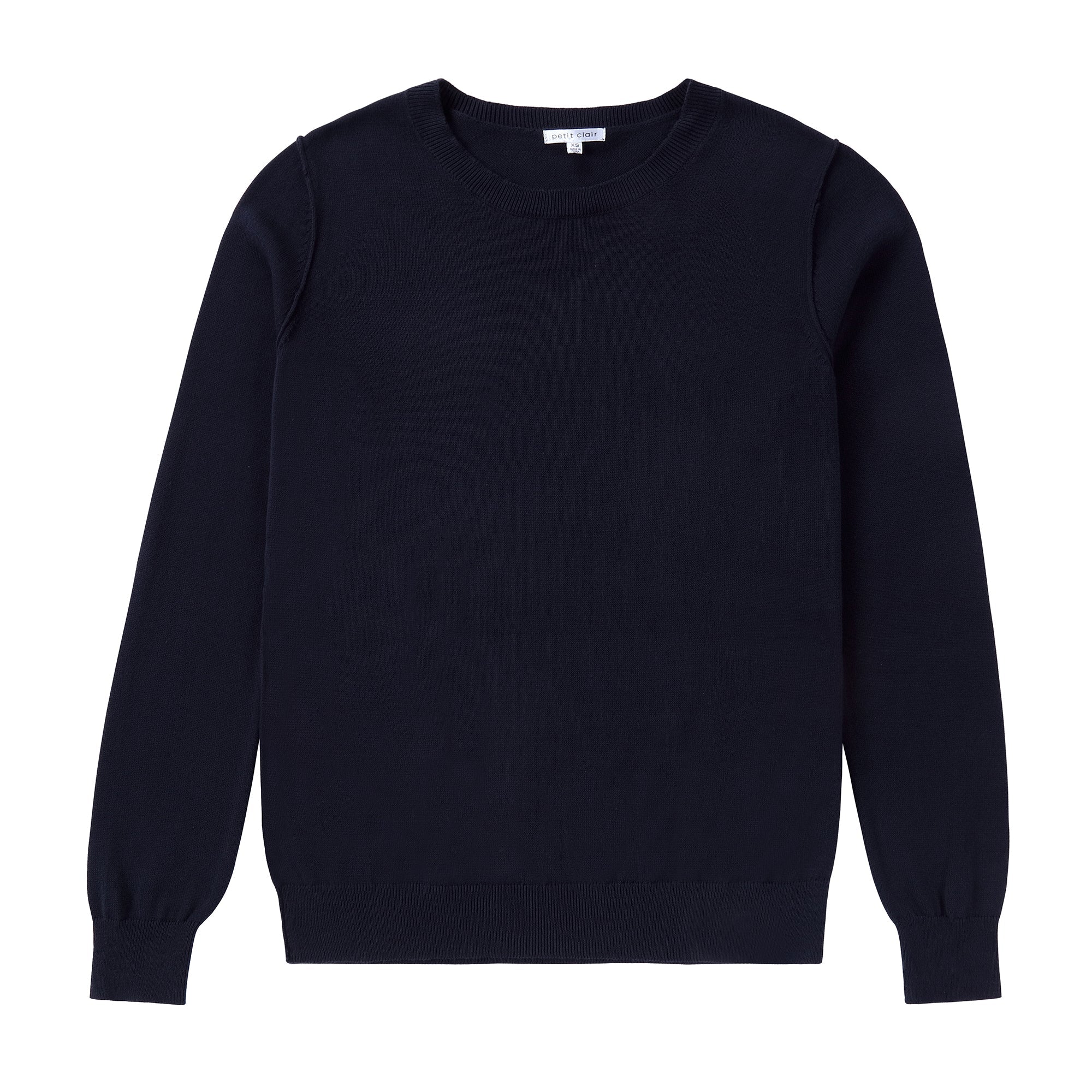 Basic Crewneck Sweater in Navy-STORE ONLY