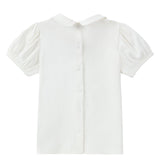 Baby Girl Ivory Collar Shell