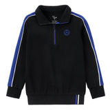 Black Zipper Polo