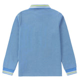 Heather Blue Polo 105B