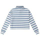 Blue Striped Polo 825