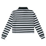 Green Striped Polo 826