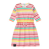 Girls Bright Stripes Dress