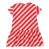 Girls Pastel Play Pink & Red Dress