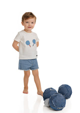 T-Shirt With Paddle Embroidery