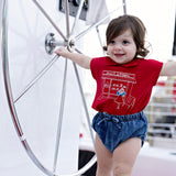 Red Collared T-Shirt With Shoppe Print