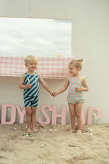 Baby Girls Pastel Play Pink & Mint Green Set